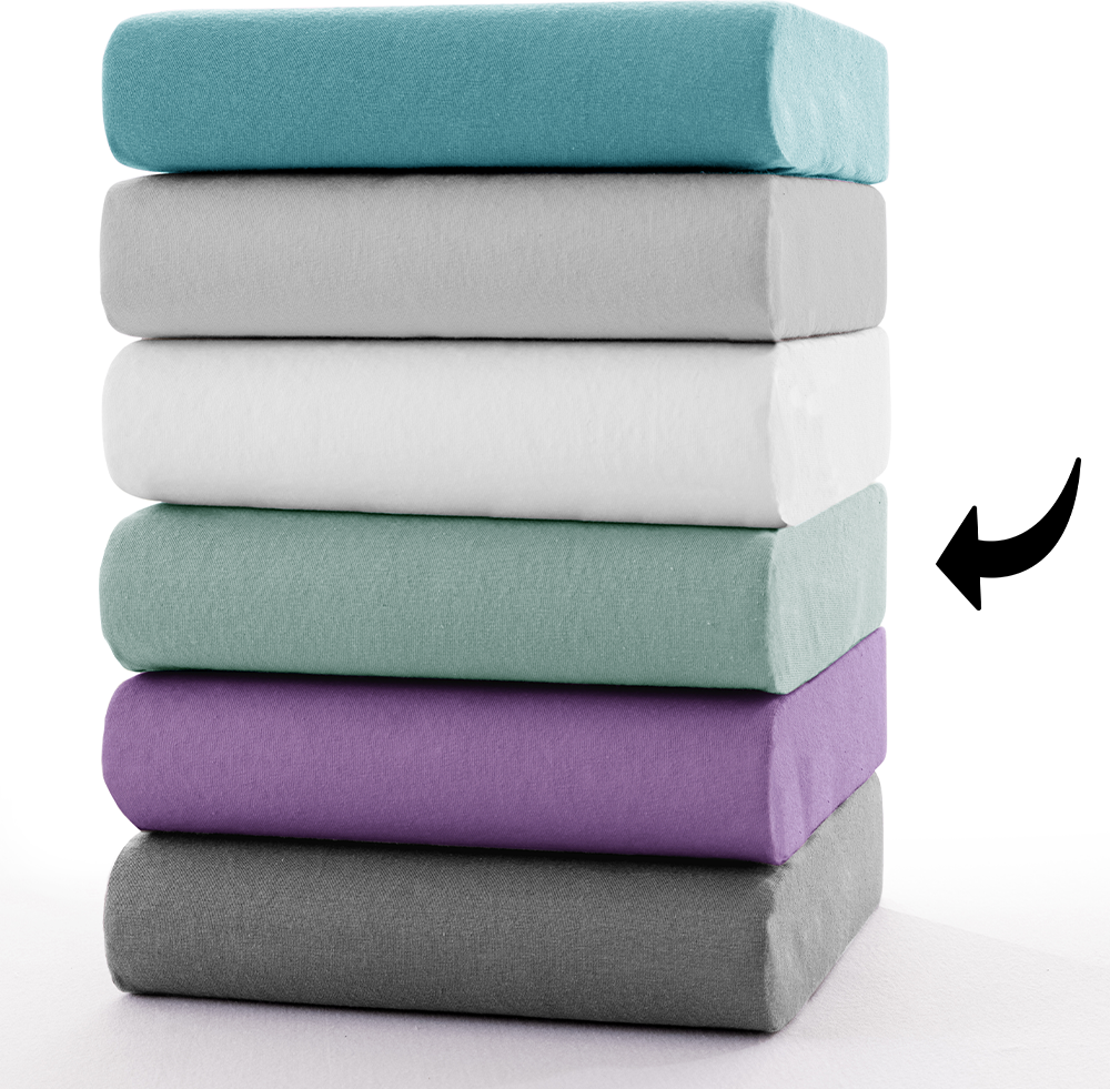 Premium-Jersey-Spannbetttuch - ca. 180 - 200 x 200 cm