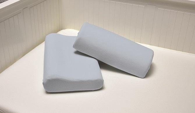 Jersey Spannbezug für Gesundheitskissen, hellblau - 2er Set