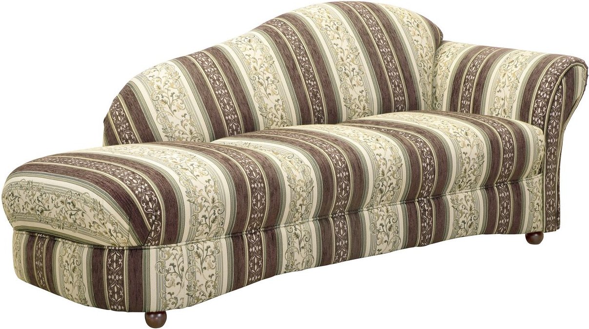 "Corona" Recamiere Armlehne rechts Braun