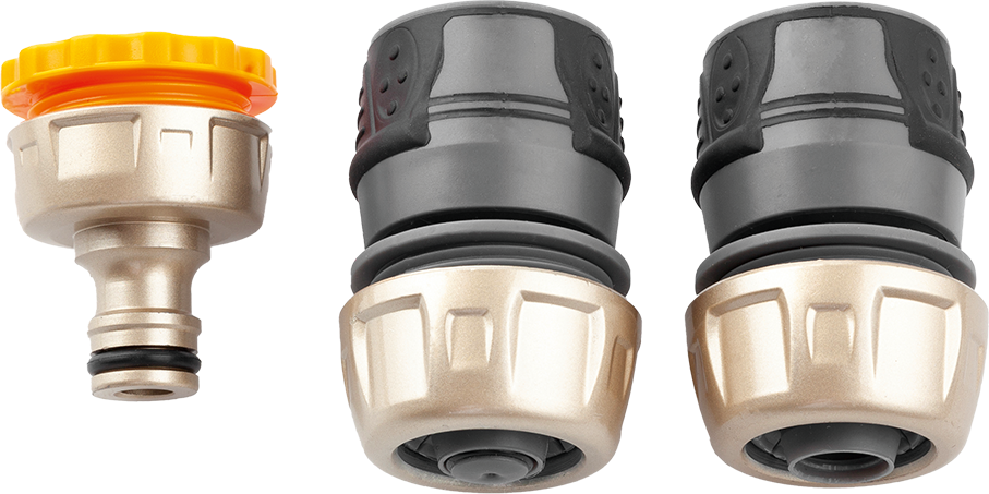 Premium-Schlauchanschluss 3/4" 3er-Set