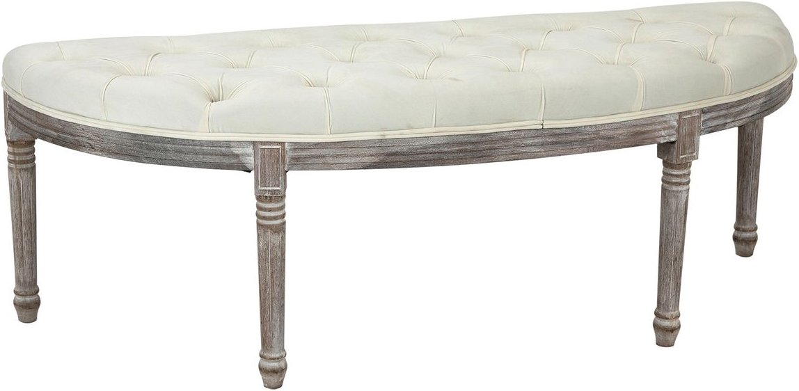 Polsterbank, ca. 142 x 49 x 49 cm - Beige