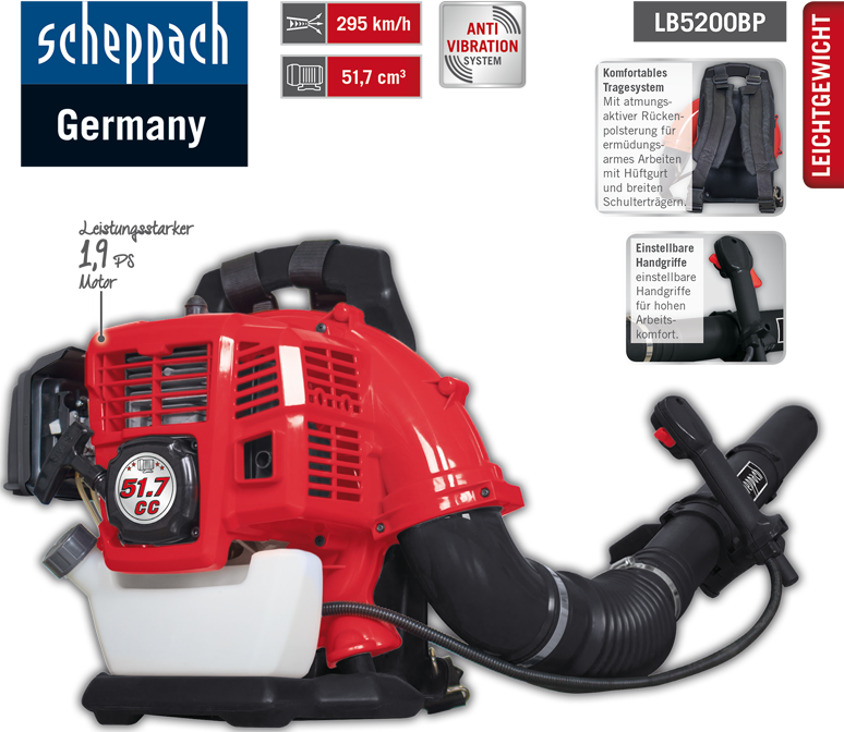 Backpack Laubbläser LB5200BP