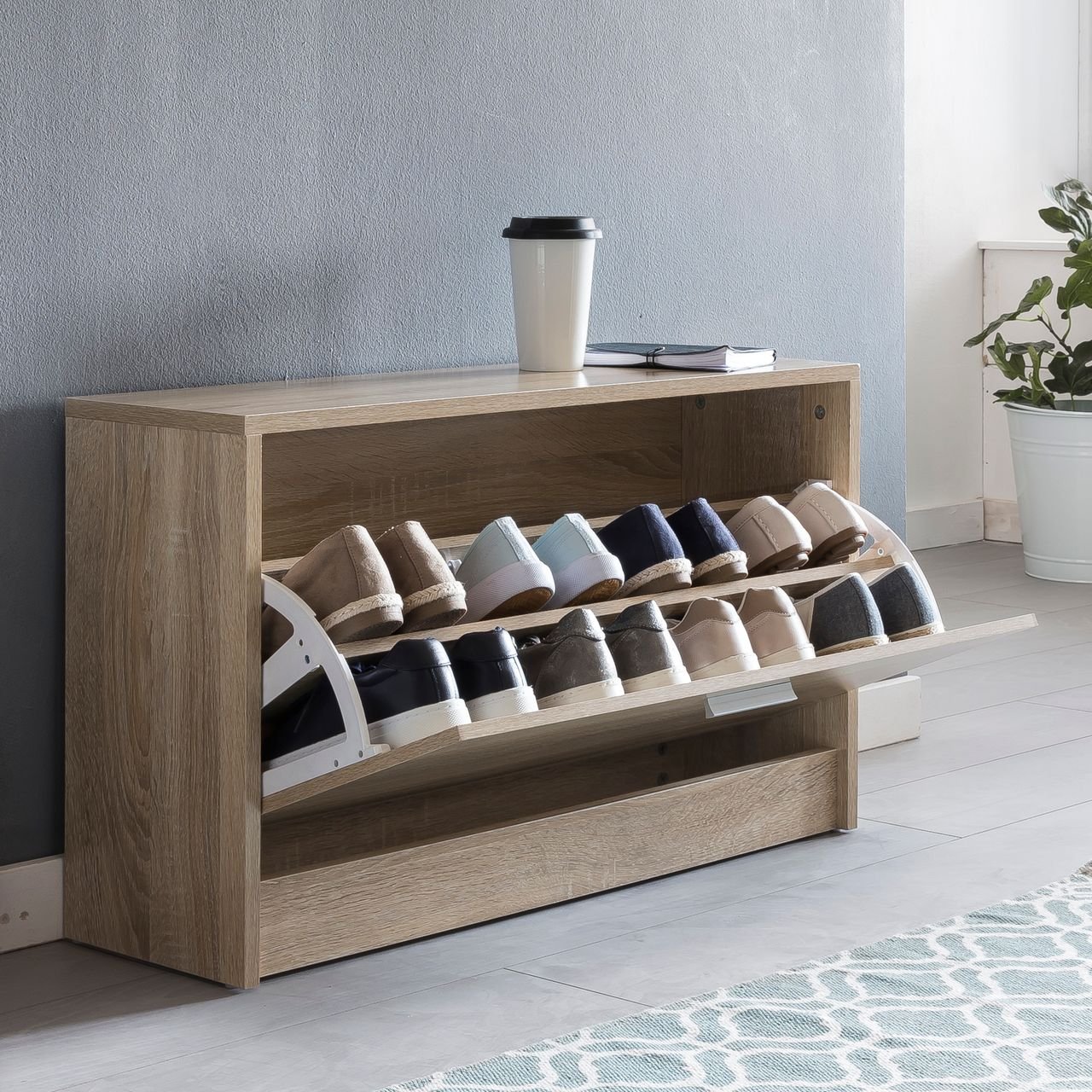 Schuhbank ZOEY Sonoma Eiche