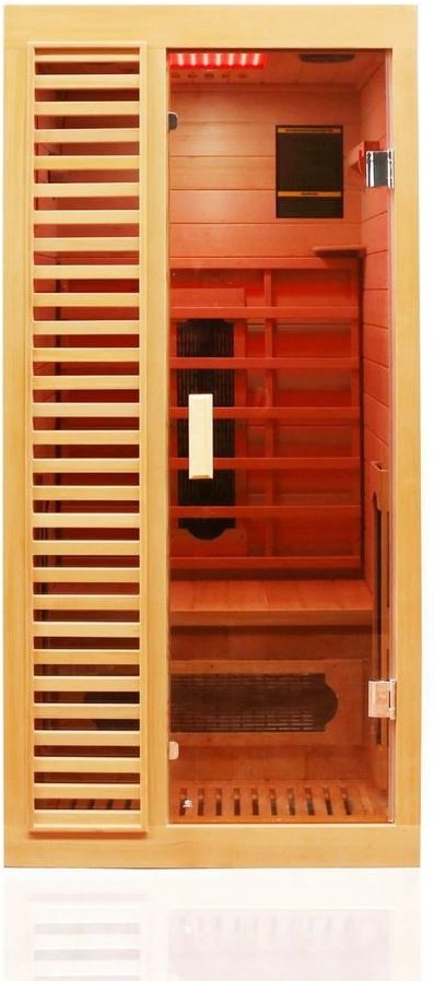 Thumbnail - Infrarotkabine Infrarotsauna HAMLIN 90cm x 90cm x 190cm Keramikstrahler
