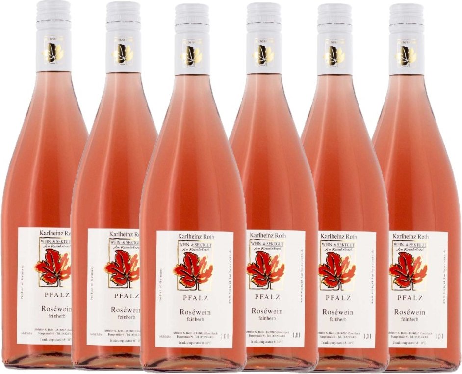 Thumbnail - Weingut Karlheinz Roth Roséwein QbA feinherb 2024 - 6er Karton
