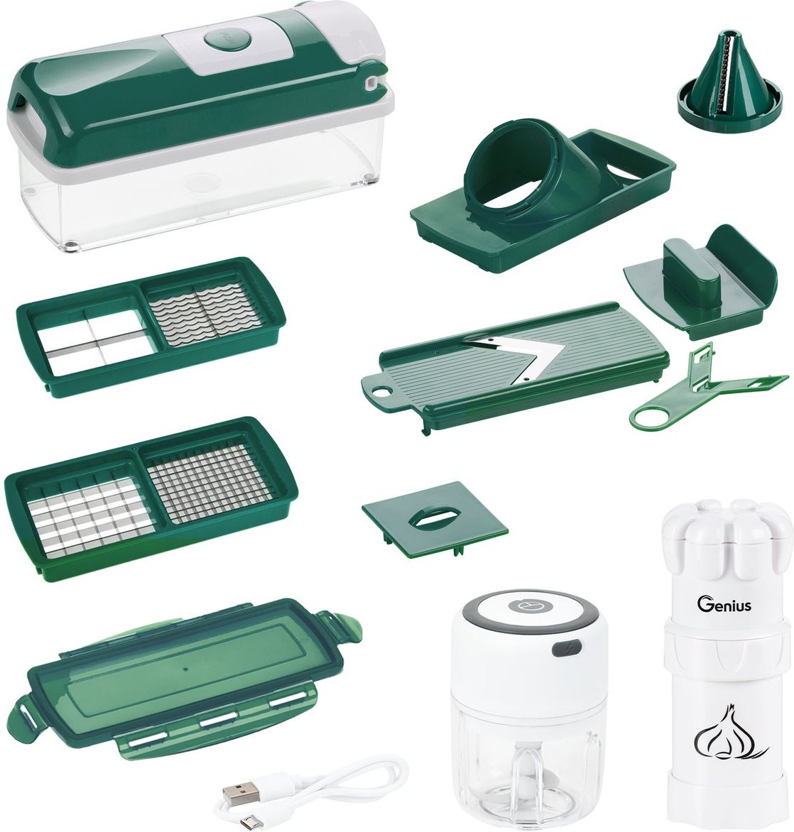 Genius Kombi Schneid Set 14tlg