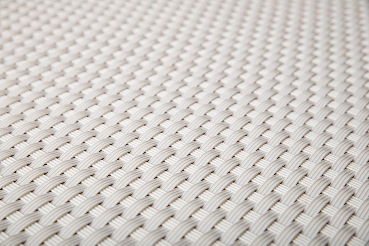 Thumbnail - Polyrattan Balkonsichtschutz mit Metallösen - Weiß 0,9m x 3m