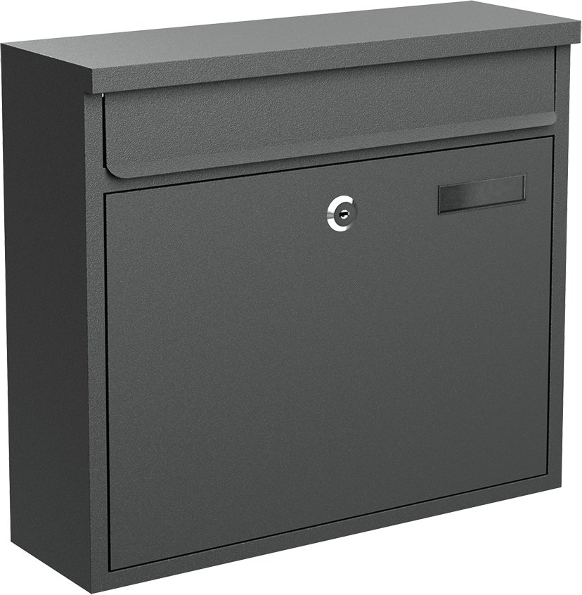 Briefkasten - BK 360M - Stahl matt anthrazit