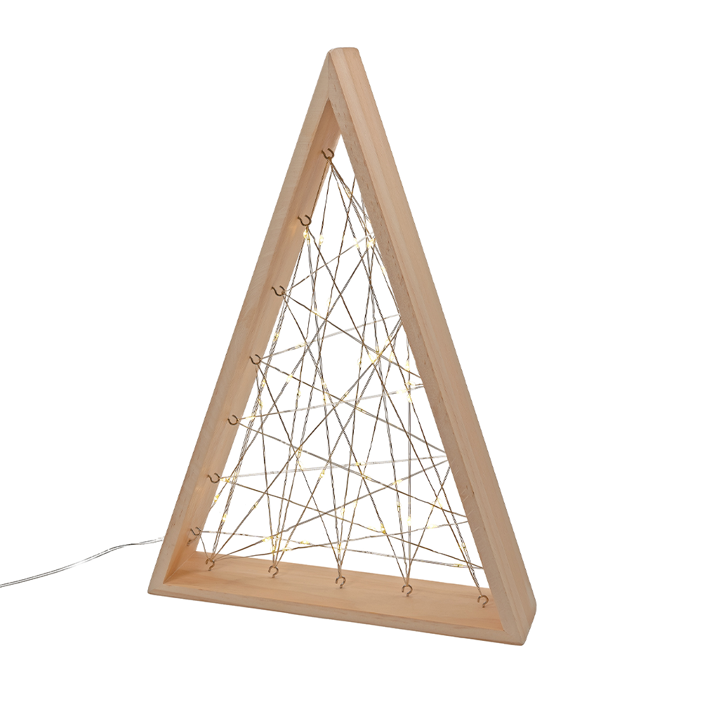 LED-Weihnachts-Dekoration "LED Holztanne"