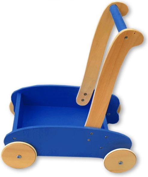 MOOVER Toys - LINE Holz Lauflernwagen navy blue