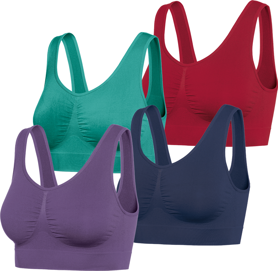 Komfort-BH 4er-Set