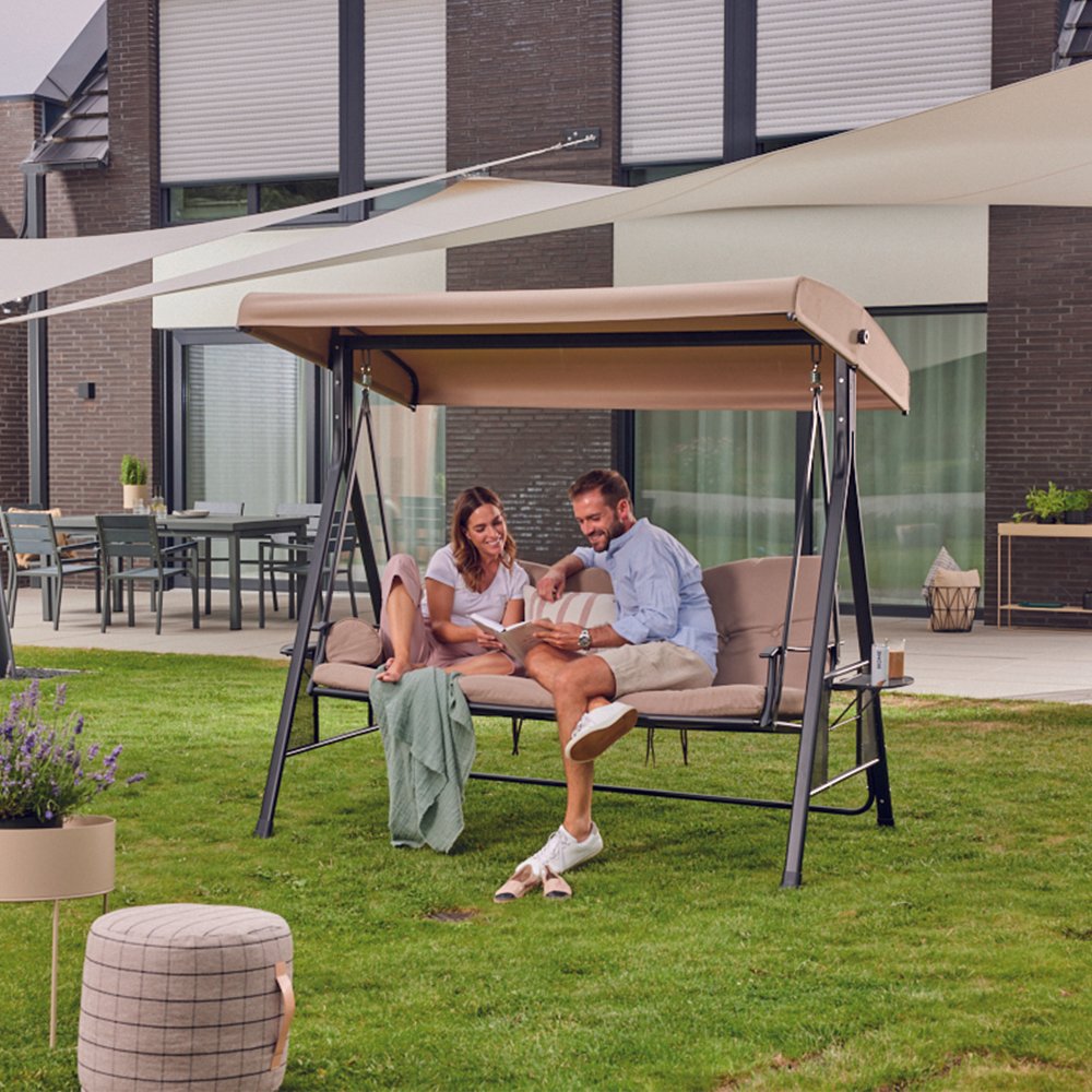 Hollywoodschaukel DESCANSO Beige