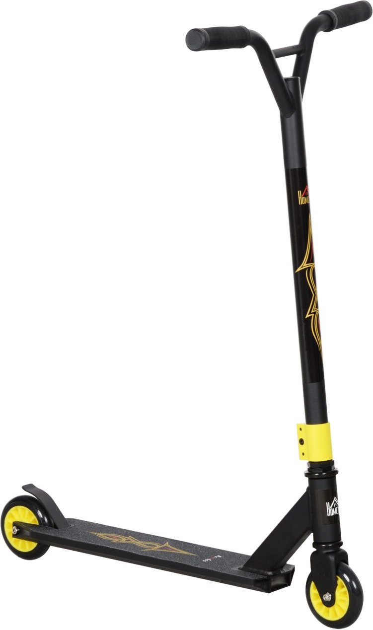 HOMCOM Stunt Scooter, Stuntscooter mit ABEC 9 Kugellagern, Kickscooter