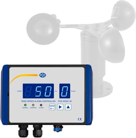 Wind Speed Alarm Controller PCE-WSAC 50 -311