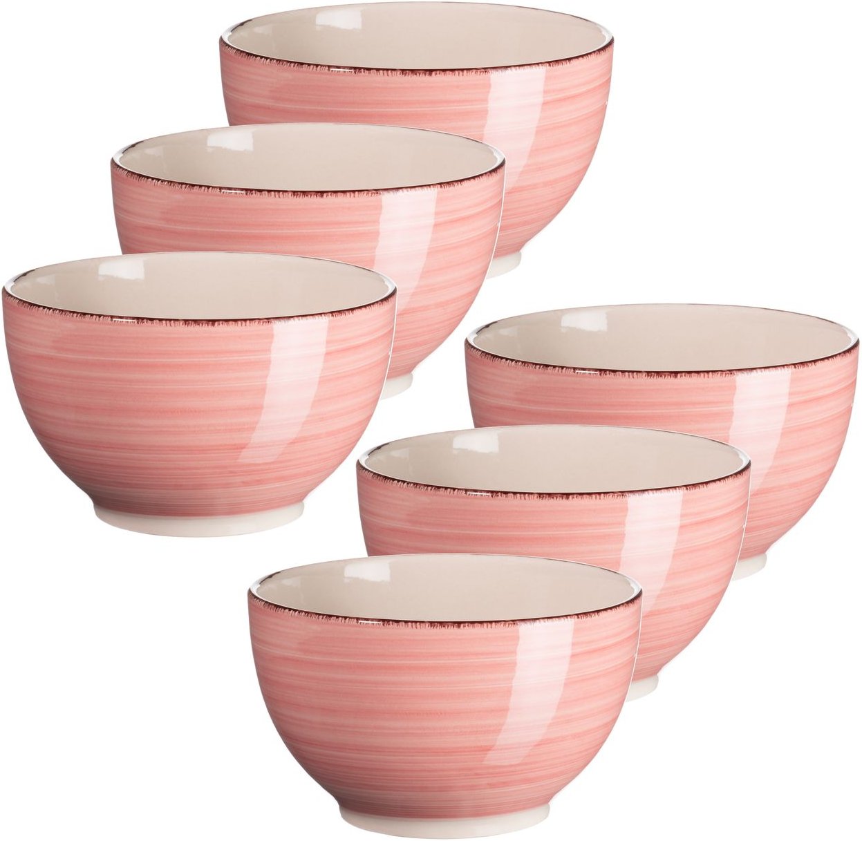 Müslischale 14 cm, 6-er Set, KORALLE