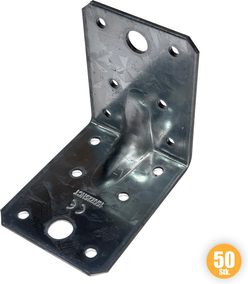 Schwerlast-Winkelverbinder 50Stk. 70 x 70 x 55 x 2,5 mm