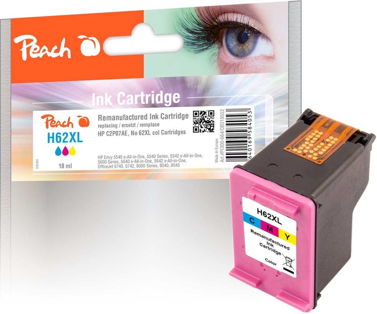 Druckkopf color ersetzt HP No. 62XL c