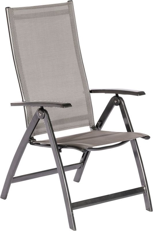 Vicenza Klappsessel 2er Set graphit/diamantbraun