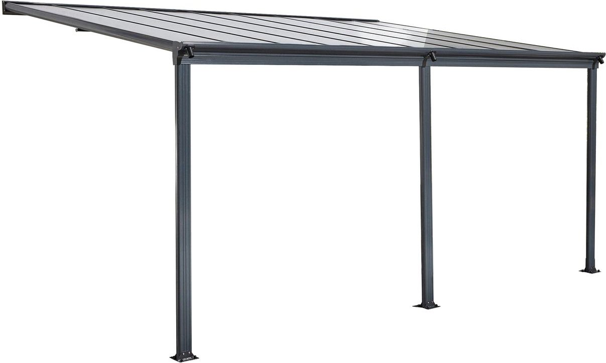 Terrassendach/Veranda, ca. 557 x 303 x 258 cm - Anthrazit