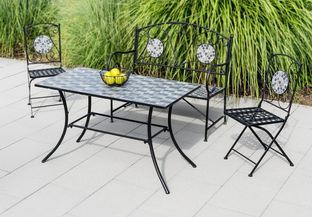 Sitzgruppe Mosaik GISMO - Schwarz