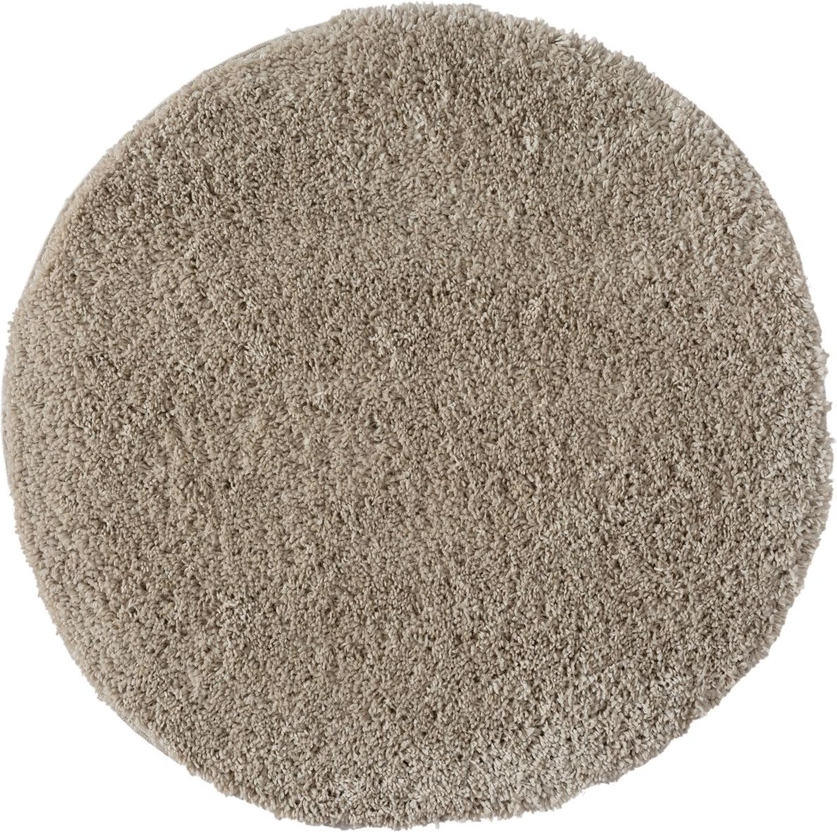Teppich Elodie, 120cm x 120cm, Farbe Beige, rund, Florhöhe 37mm