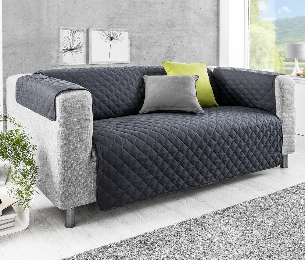 Sessel- / Sofaüberwurf Zweisitzer