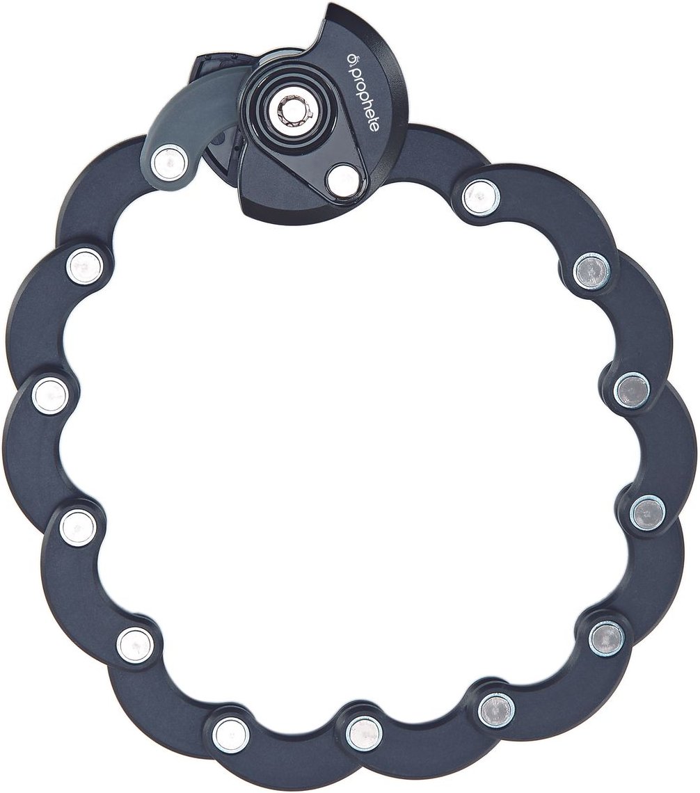 Rundes Faltschloss, inkl. 2 Rundschlüssel, Länge: 63 cm