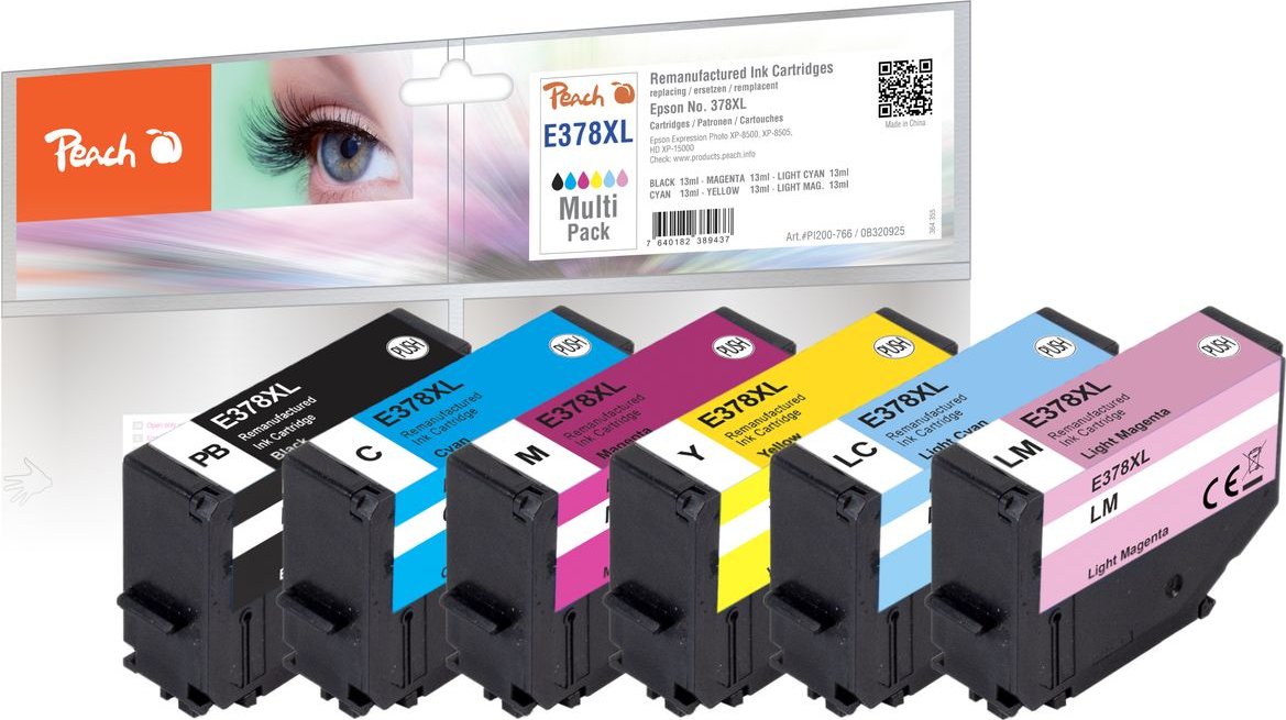 Spar Pack Tintenpatronen ersetzt Epson T3798, No. 378XL