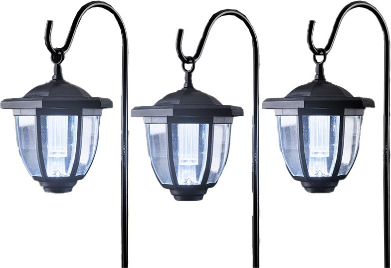 LED Solar Laterne - 3er-Set