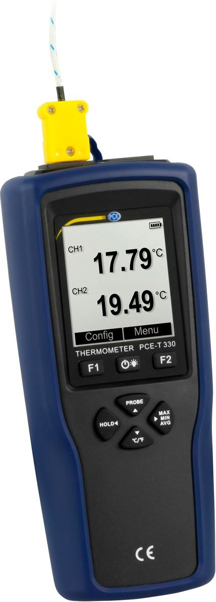 2-Kanal-Datenlogger-Thermometer PCE-T 330