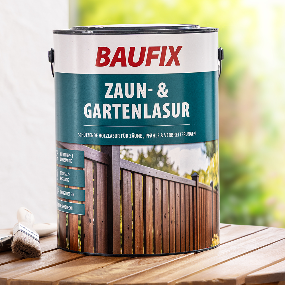 Zaun- und Gartenlasur, ca. 5 Liter, Anthrazitgrau