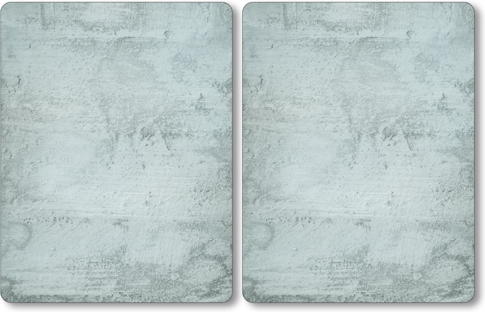 XL Herdabdeckplatte, 2er Pack, Beton