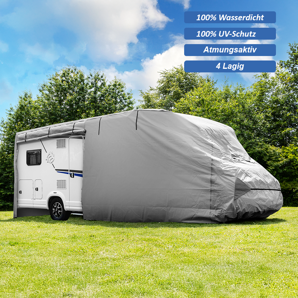 Abdeckplane für Wohnmobil XL, ca. 870 x 235 x 275 cm