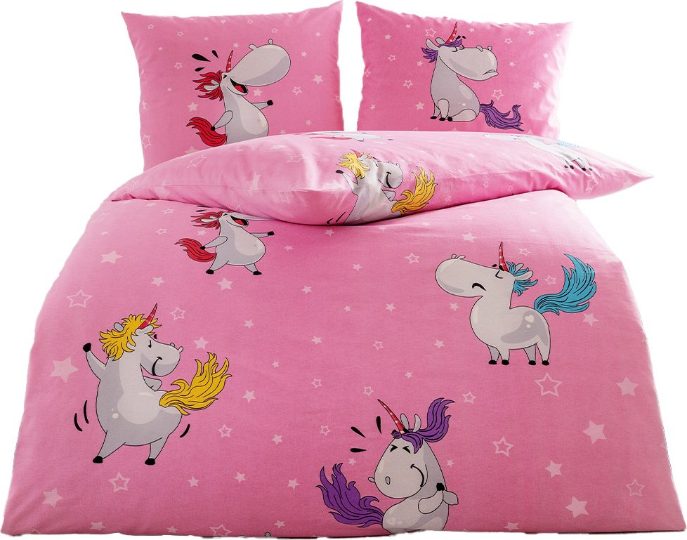 Feinbiber Bettwäsche "Lustig"