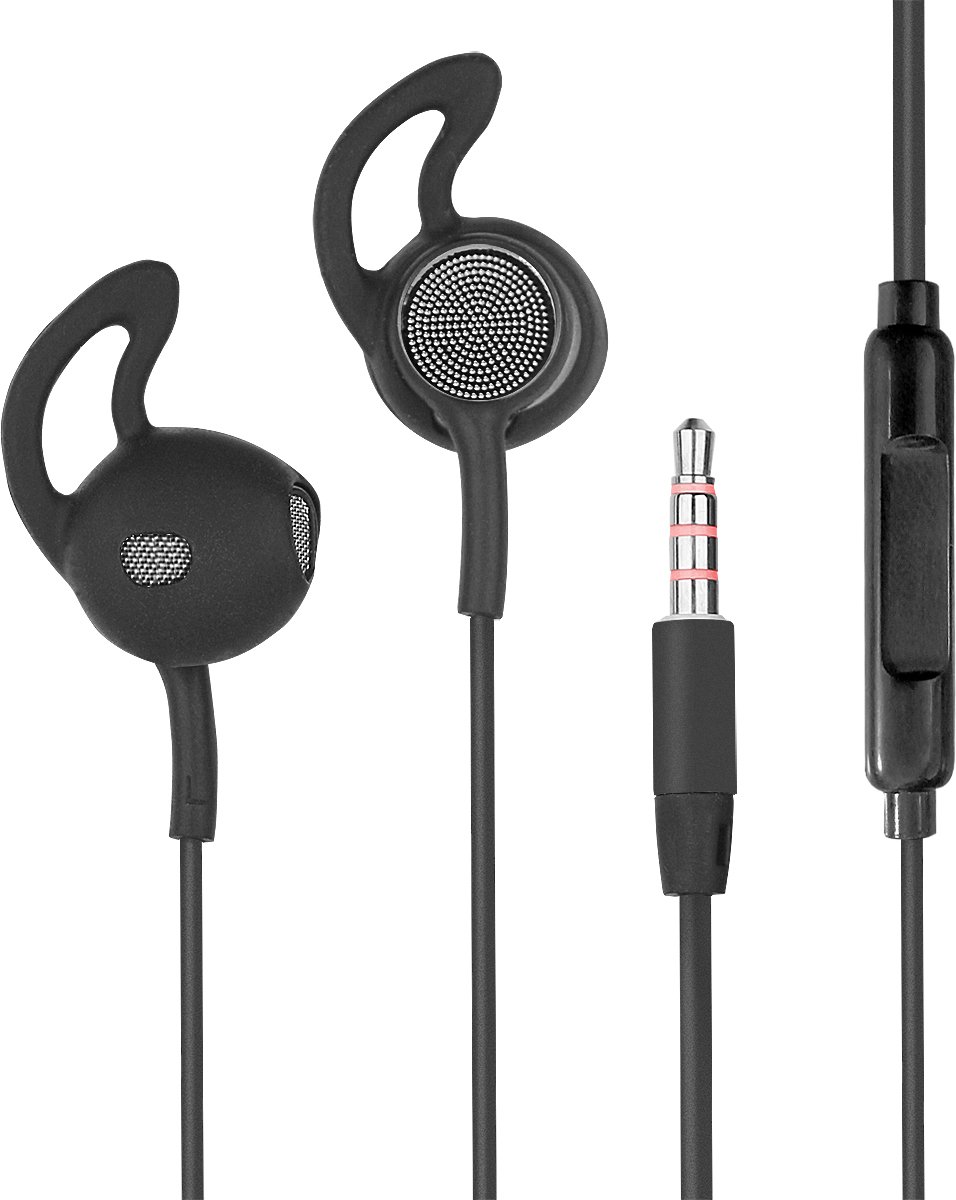 Thumbnail - In-Ear Headset L180 mit Extra Langem Kabel schwarz
