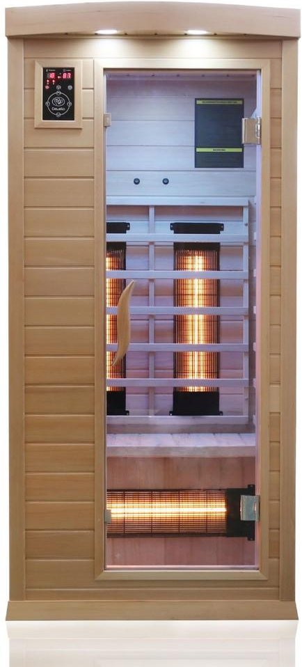 Infrarotkabine Infrarotsauna PIERSON 90cm x90cm x 190cm Dual-Therm