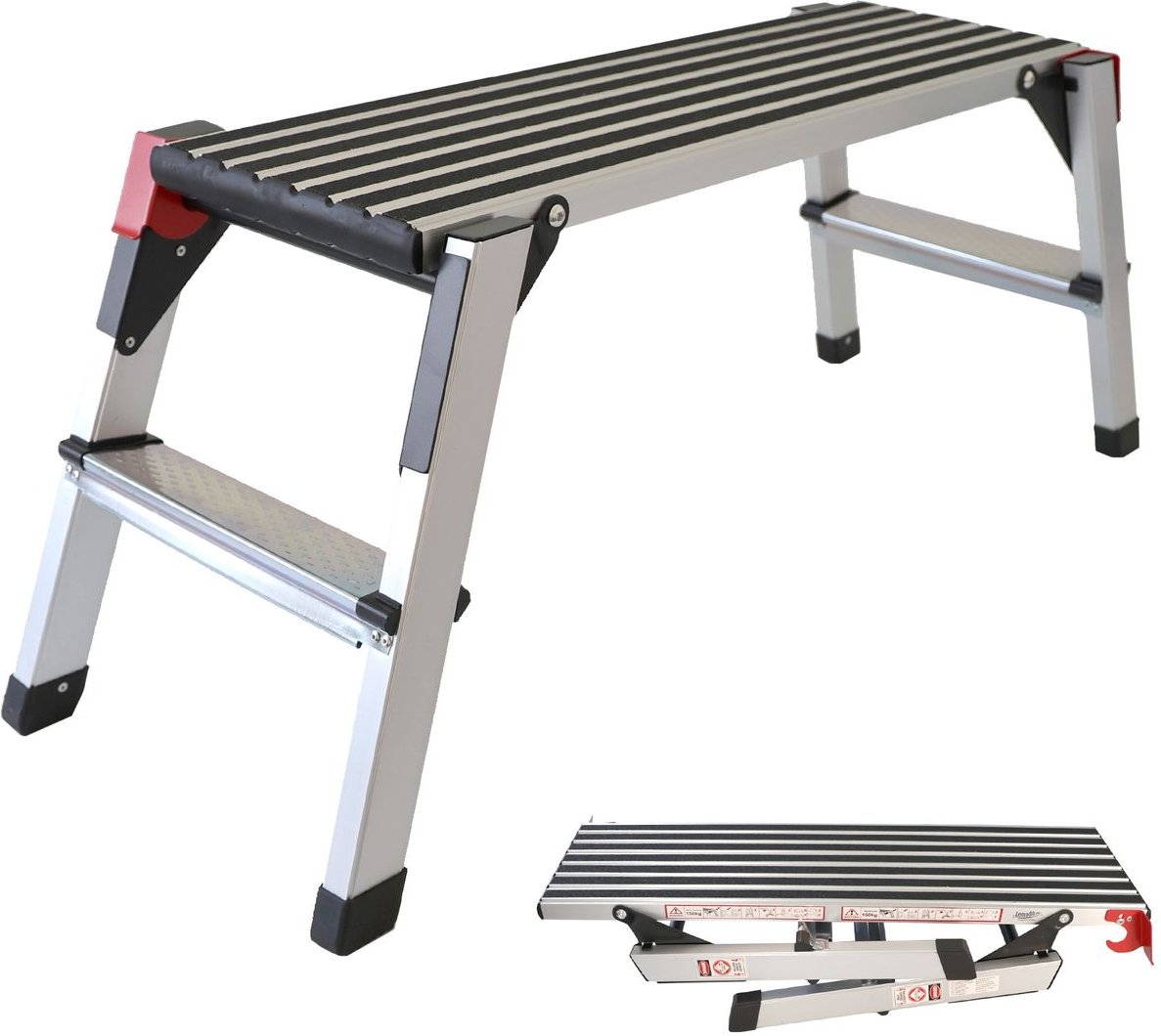 Arbeitsplattform mit 2 Stufen