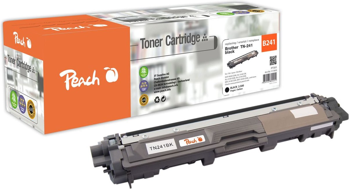 Tonermodul schwarz ersetzt Brother TN-241BK