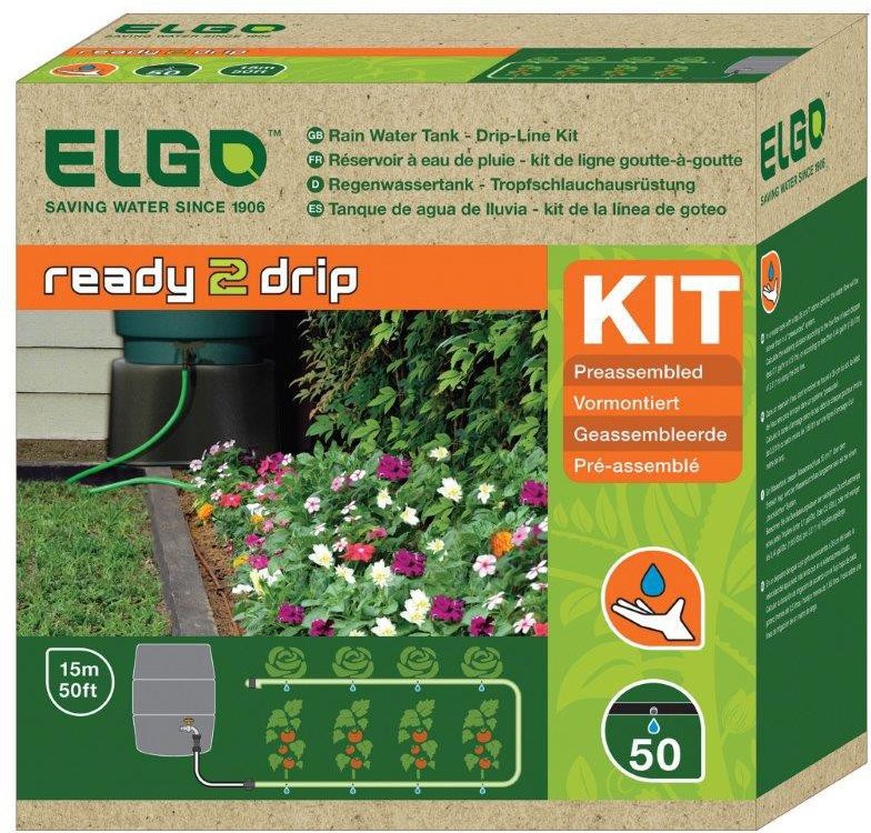 Regentonnentropfrohr für Gemüsebeet