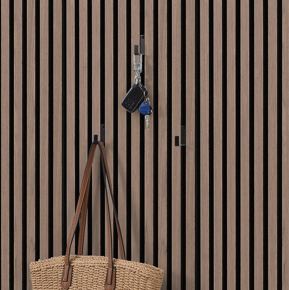 Home Deluxe Kleiderhaken für Akustikpaneel RASTO - 6er Set