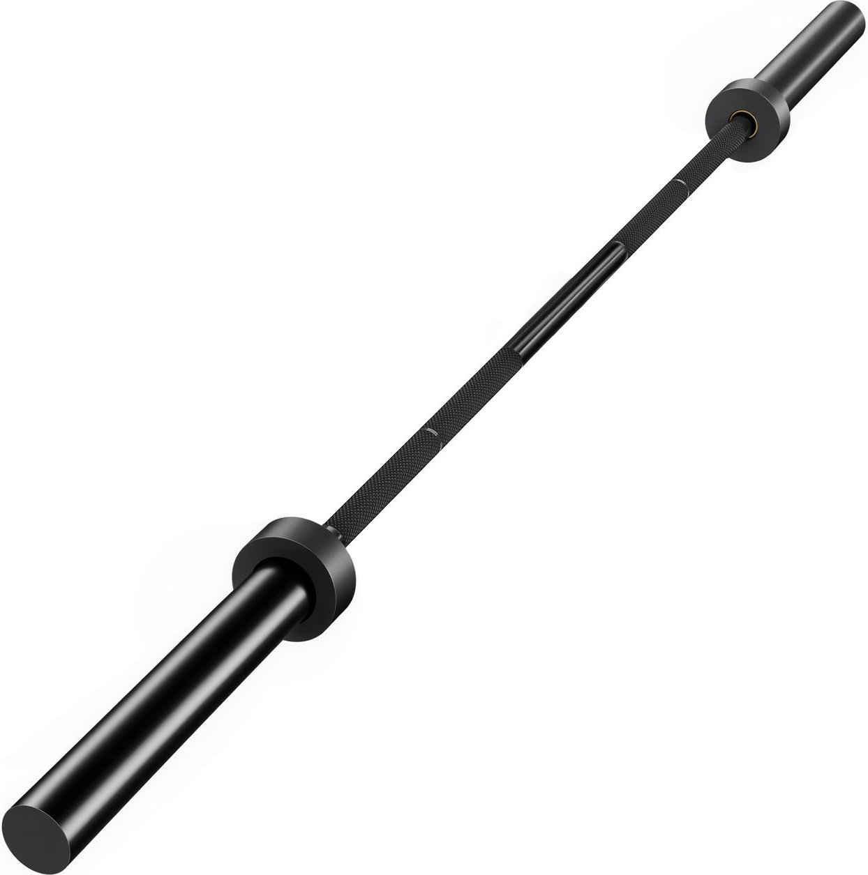 Olympia Langhantelstange mit Verlängerte Hülsen 180cm 200kg Stahl Hantelstange