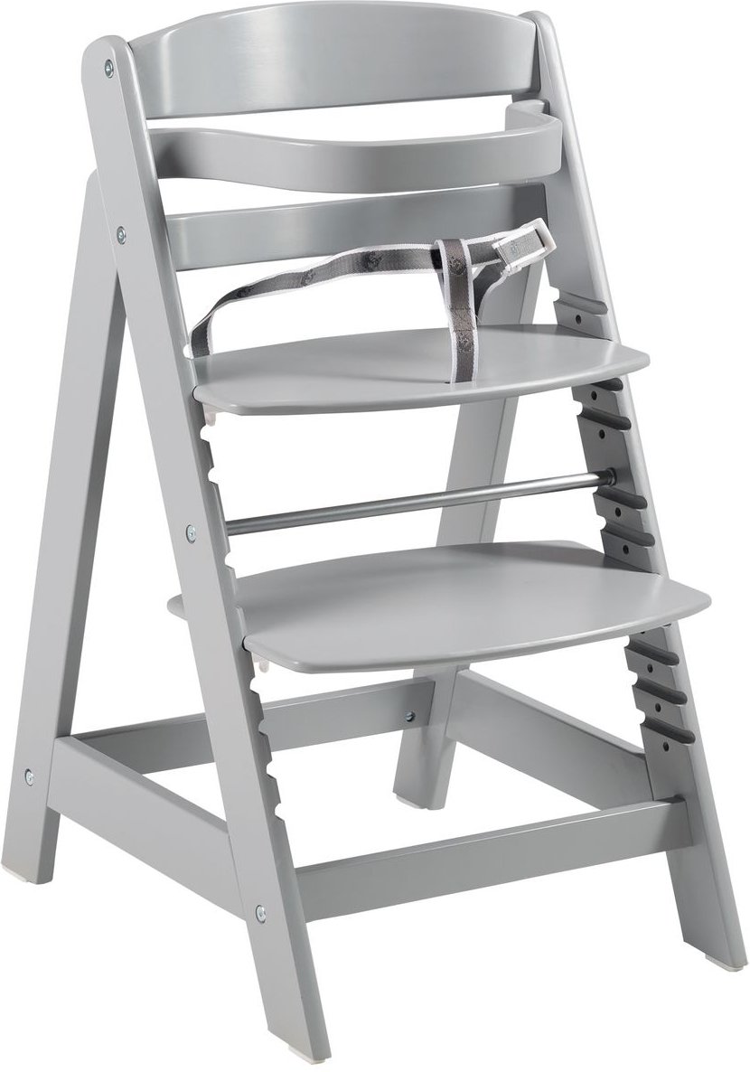 Treppenhochstuhl 'Sit Up Click', mitwachsend, innovativer Klickverschluss, Holz, taupefarben