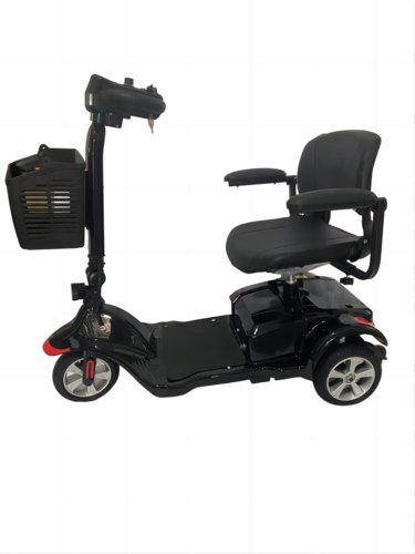 3 Rad Seniorenmobil SLSM07 klappbar Schwarz 6 km/h