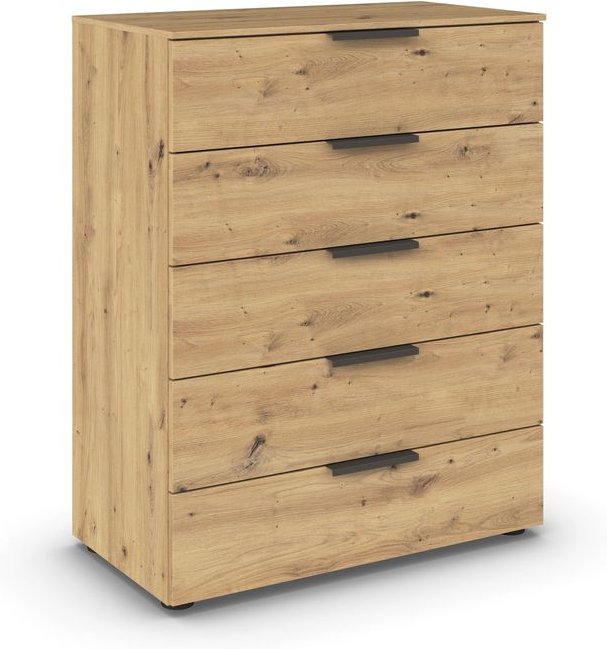 Flipp Kommode mit 5 Schubkästen, Eiche Artisan