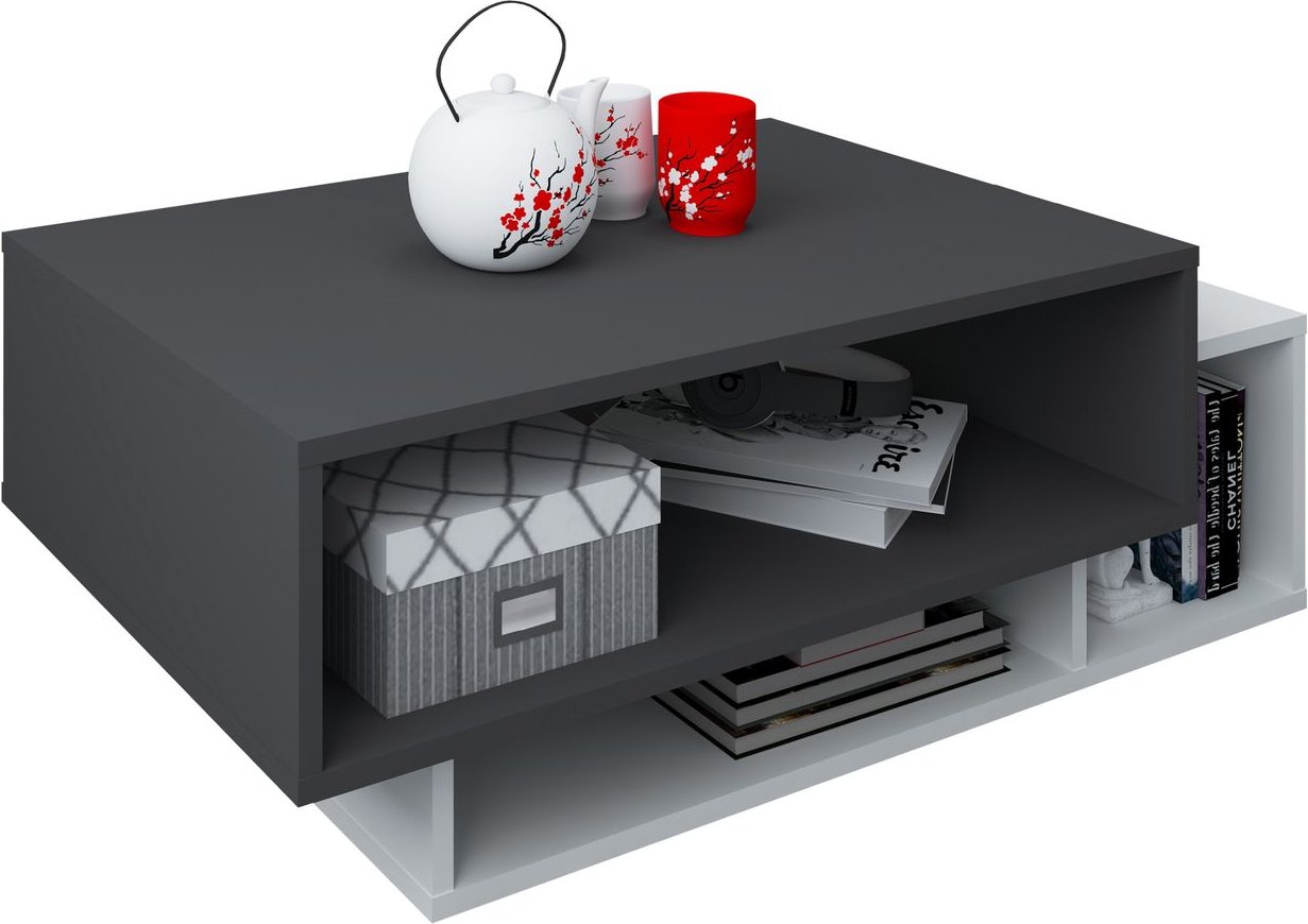 Couchtisch "Runila" Weiß/Anthrazit