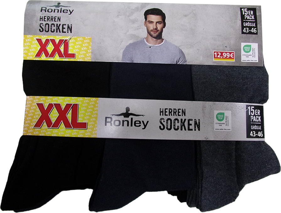 Socken 15 Paar für Herren