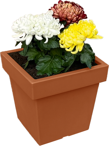 Pflanztopf „Vigo“ eckig - 7,5 L Terrakotta