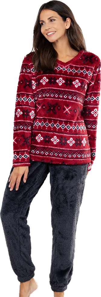 Coral-Fleece-Schlaf-/ Hausanzug