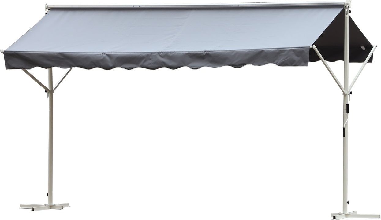 Standmarkise,Grau 2,95x2,94m