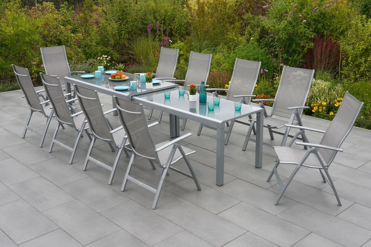 Taviano Set 11tlg. Flex-Ausziehtisch
